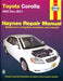 Toyota Corolla: 2003 Thru 2011 by John Haynes