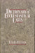 Dictionary of Ecclesiastical Latin by Leo F. Stelten
