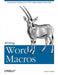 Writing Word Macros by Phd Steven Roman