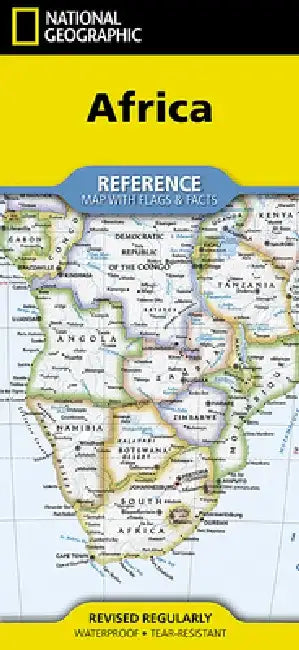 National Geographic Africa Map (Folded with Flags and Facts) by National Geographic Maps - Reference