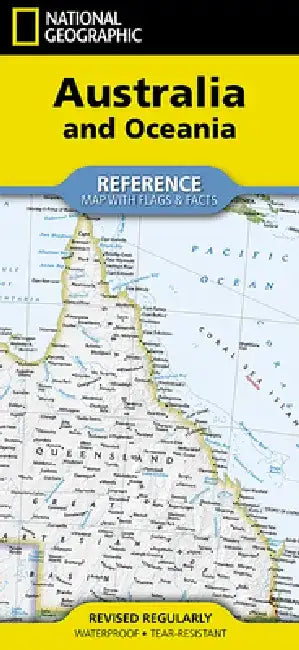 National Geographic Australia and Oceania Map (Folded with Flags and Facts) by National Geographic Maps - Reference