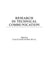 Research in Technical Communication by Laura J. Gurak