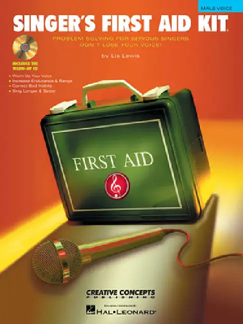 Singer's First Aid Kit - Male Voice: Book/CD Pak [With CD (Audio)] by Lis Lewis