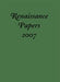 Renaissance Papers by Christopher Cobb, M. Thomas Hester, Christopher Hair