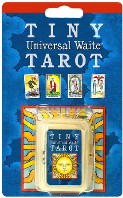 Tiny Tarot Universal Waite Key Chain by Mary Hanson-Roberts