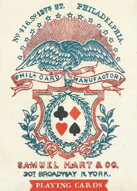 1858 Samuel Hart Poker Deck by U. S. Games Systems Inc