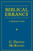 Biblical Errancy: A Reference Guide by C. Dennis McKinsey