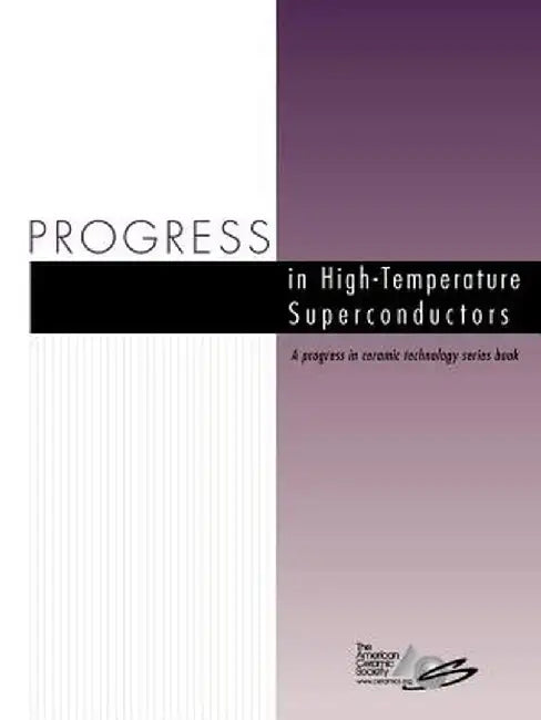 Progress in High-Temperature Superconductors by Acers (American Ceramics Society The)