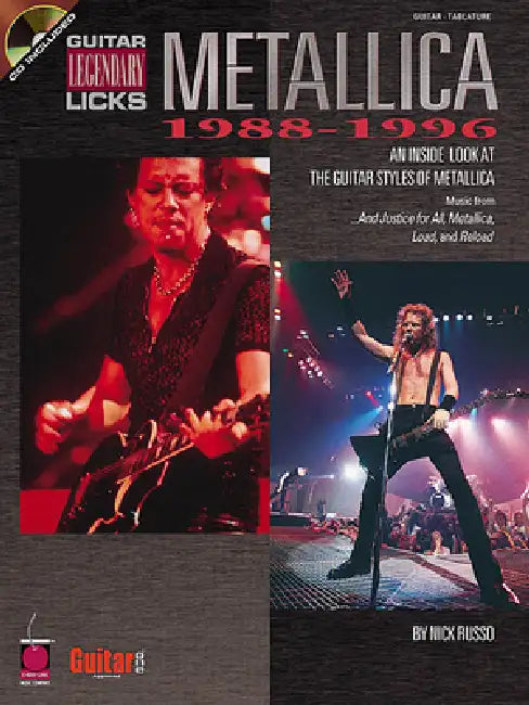 Metallica - Legendary Licks 1988-1996 Book/Online Audio by Nick Russo, Metallica