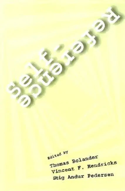 Self-Reference: Volume 178 by Thomas Bolander