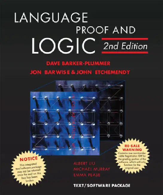 Language, Proof and Logic [With Software] by David Barker-Plummer