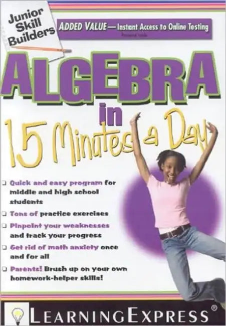 Algebra in 15 Minutes a Day [With Access Code] by Learning Express LLC