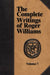 The Complete Writings of Roger Williams - Volume 7 by Roger Williams, Perry Miller