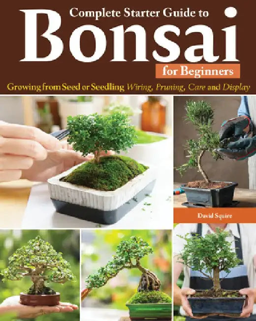 Complete Starter Guide to Bonsai for Beginners: Growing from Seed or Seedling--Wiring, Pruning, Care, and Display by David Squire