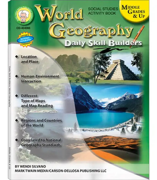 World Geography, Grades 6 - 12 by Wendi Silvano