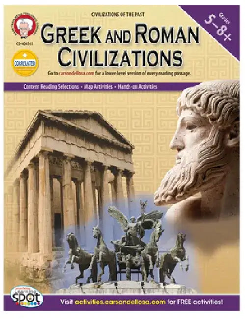Greek and Roman Civilizations, Grades 5 - 8 by Heidi M. C. Dierckx