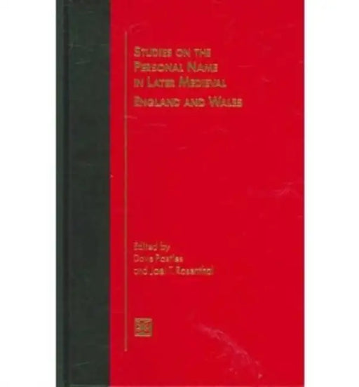Studies on the Personal Name in Later Hb by Dave Postles, Joel T. Rosenthal