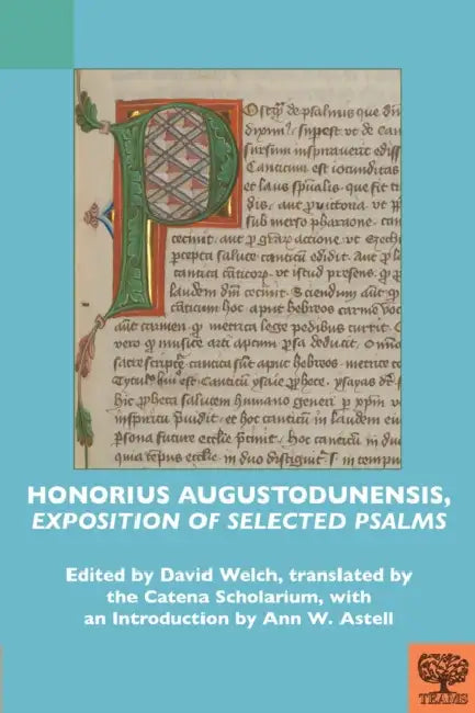 Honorius Augustodunensis, 'Exposition of Selected Psalms' by Ann W. Astell, David Welch