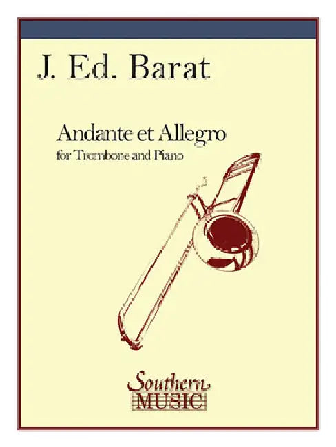 Andante and Allegro: Trombone by J. E. Barat