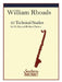 35 Technical Studies: Alto or Bass Clarinet by Rhoads, William E.