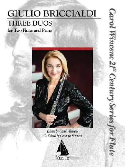 Three Duos for Two Flutes and Piano by Giulio Briccialdi, Carol Wincenc, Ginevra Petrucci