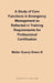 A Study of Core Functions in Emergency Management as Reflected in Training Requirements for Professional Certification by III Green Walter Guerry