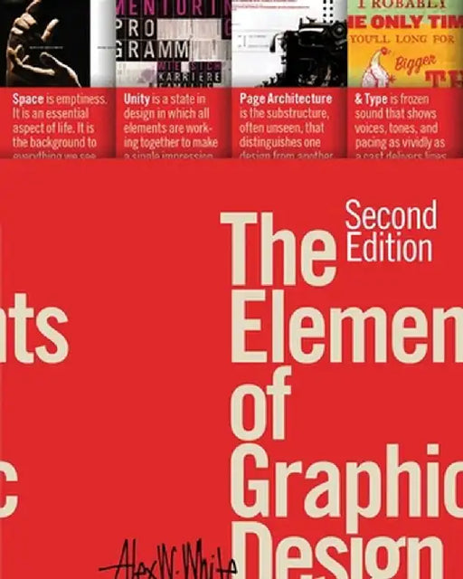 Elements Of Graphic Design: Space, Unity, Page Architecture, and Type by Alex W. White