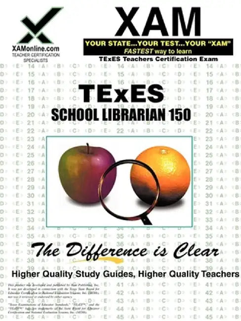 Texes School Librarian 150 Teacher Certification Test Prep Study Guide by Sharon A. Wynne