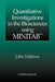 Quantitative Investigations in the Biosciences Using Minitab by John Eddison