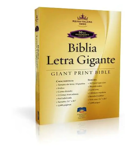 Giant Print Bible-Rvr 1960-50th Anniversary by American Bible Society