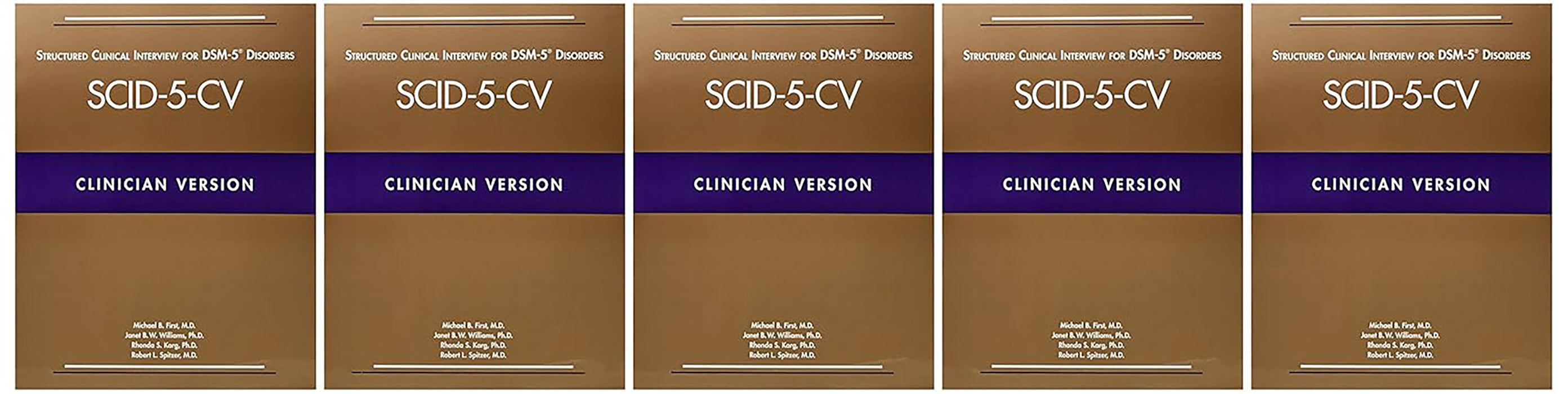 Structured Clinical Interview for Dsm-5(r) Disorders -- Clinician Version (Scid-5-CV)