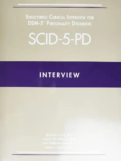 Structured Clinical Interview for Dsm-5(r) Personality Disorders (Scid-5-Pd) by Michael B. First