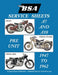 BSA A7 - A10 'Service Sheets' 1947-1962 for All Rigid, Spring Frame and Swing Arm Group 'a' Motorcycles by Floyd Clymer, Floyd Clymer, Velocepress