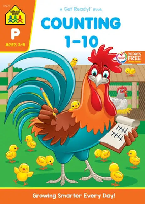 School Zone Counting 1-10 Workbook by School Zone