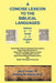 Concise Lexicon to the Biblical Languages by Jay Patrick Sr. Green