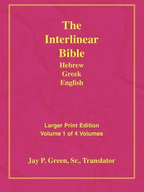 Larger Print Bible-Il-Volume 1 by Jay Patrick Sr. Green