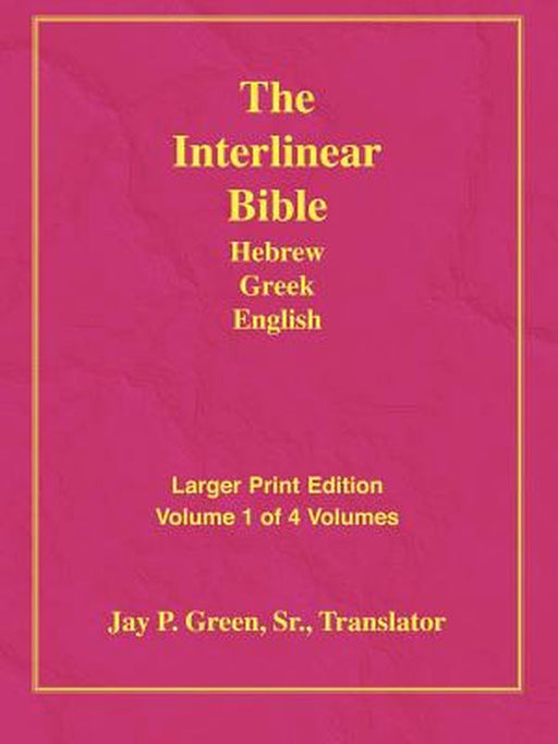 Larger Print Bible-Il-Volume 1 by Jay Patrick Sr. Green
