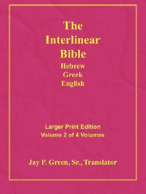 Larger Print Bible-Il-Volume 2 by Jay Patrick Sr. Green