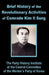 Brief History of the Revolutionary Activities of Kim Il Sung by Party History Institute Central Committe