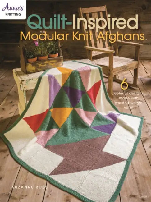 Quilt Inspired Modular Knit Afghans by Suzanne Ross