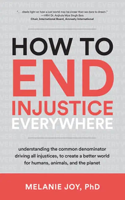 How to End Injustice Everywhere: Understanding the Common Denominator Driving All Injustices by Joy, Melanie