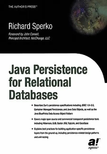 Java Persistence for Relational Databases by Richard Sperko