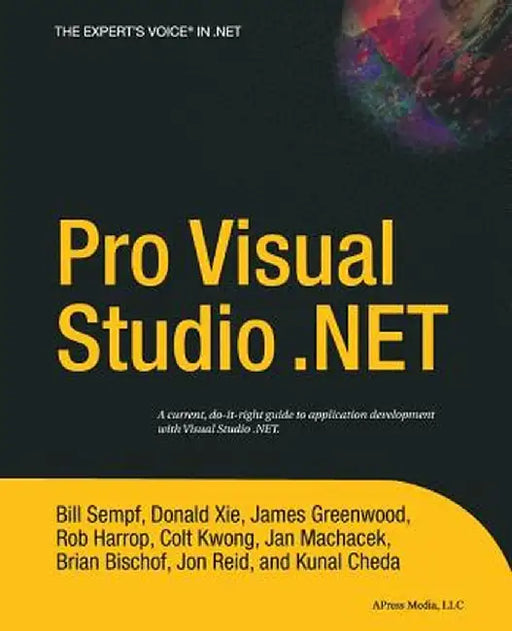 Pro Visual Studio.Net by Kunal Cheda