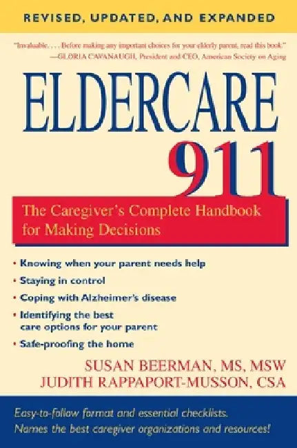 Eldercare 911 by Judith Rappaport-Musson