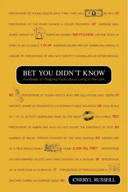 Bet You Didn't Know: Hundreds of Intriguing Facts About Living in the USA by Cheryl Russell