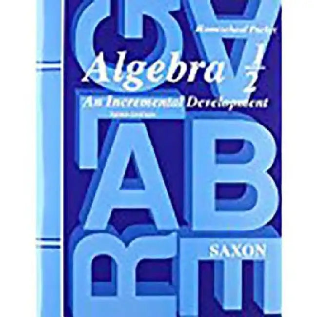Saxon Algebra 1/2 Answer Key & Tests Third Edition by Saxon