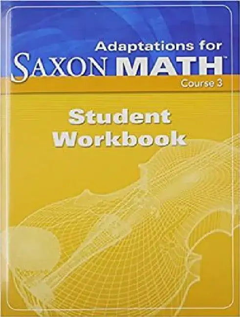 Adaptations Student Workbook by Saxpub