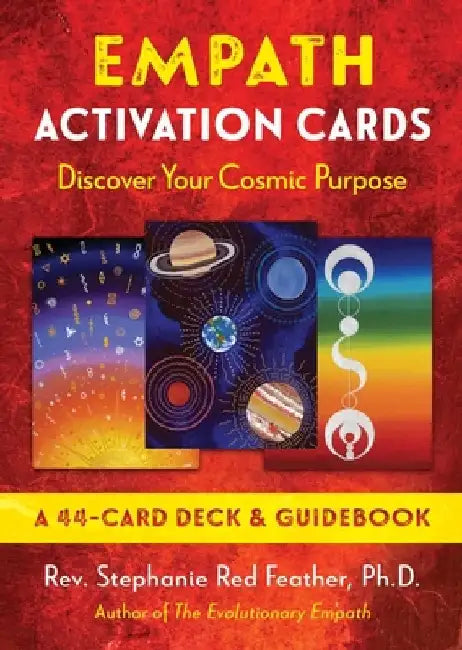 Empath Activation Cards: Discover Your Cosmic Purpose [With Book(s)] by Rev Stephanie Red Feather