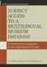 Subject Access to a Multilingual Museum Database: A Step-By-Step Approach to the Digitization Process by Allison Siffre Guedali Kupietzky
