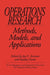 Operations Research: Methods, Models, and Applications by Jay E. Aronson, Stanley Zionts